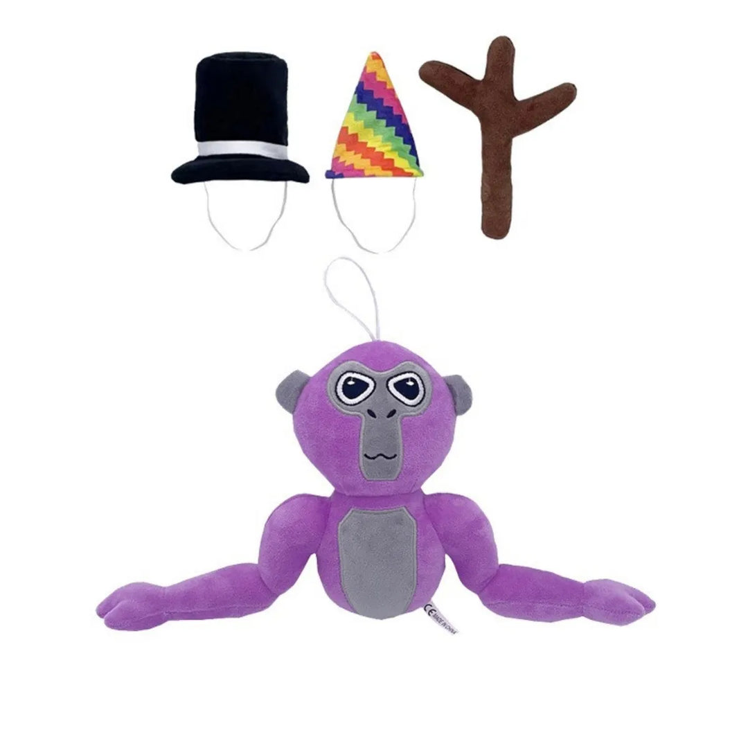 Kolorowa Pluszowa Figurka Goryla - FunkyGorilla