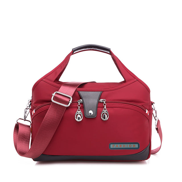 Torba crossbody antykradzieżowa dla kobiet - Lynn-Czerwony-Trend Polska