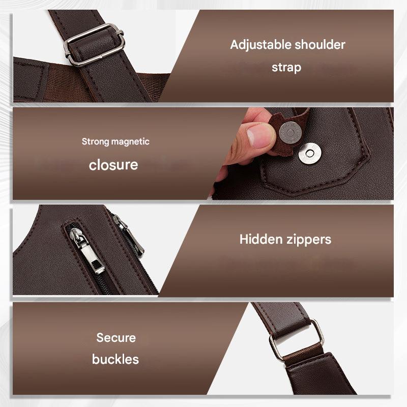 Torba męska odporna na kradzież – ShadowCarry Pro-Czarny-Trend Polska