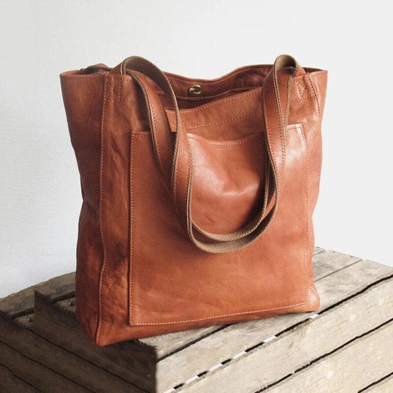 Torba na życie: wytrzymała i stylowa - Sophie Durand-Brązowy-50% ZNIŻKI!-Trend Polska