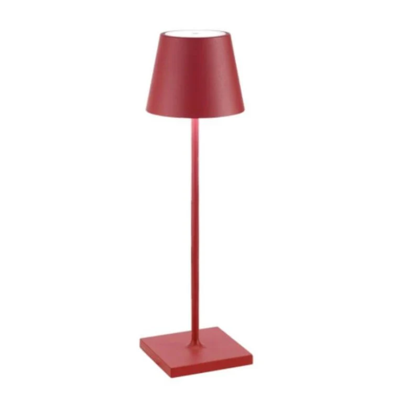 Touch-Sensitive LED Lampa Stołowa - LumiFlex-Czerwony-Trend Polska