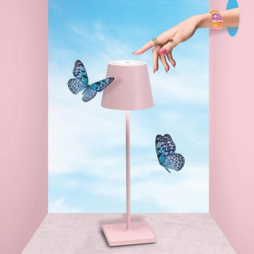 Touch-Sensitive LED Lampa Stołowa - LumiFlex-Szary-Trend Polska