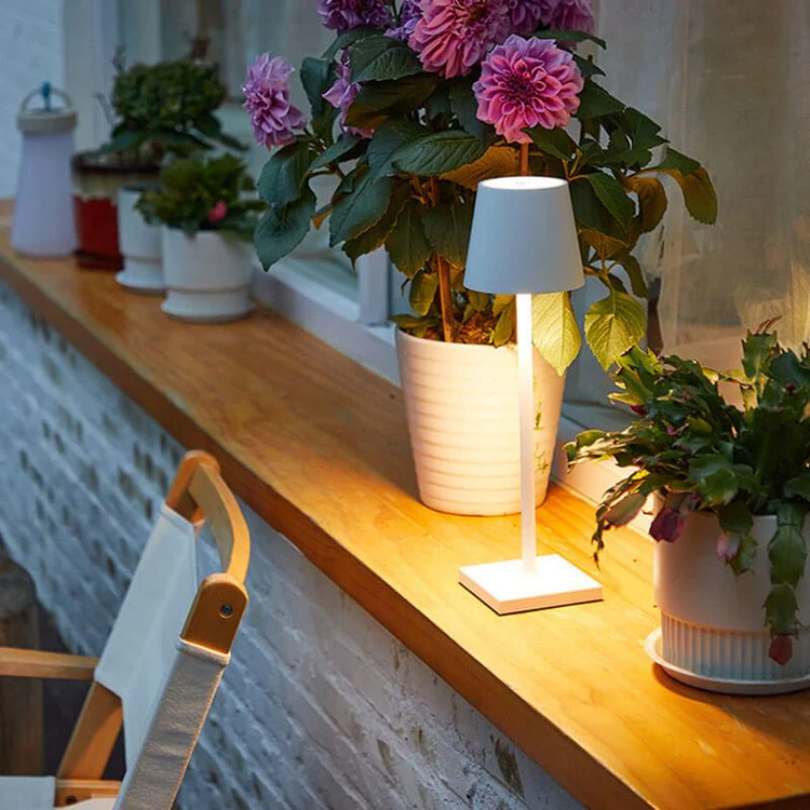 Touch-Sensitive LED Lampa Stołowa - LumiFlex-Szary-Trend Polska