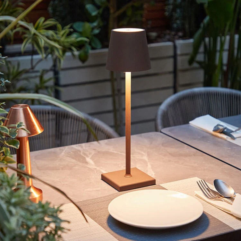 Touch-Sensitive LED Lampa Stołowa - LumiFlex-Szary-Trend Polska
