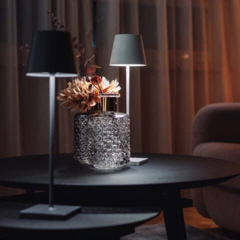 Touch-Sensitive LED Lampa Stołowa - LumiFlex-Szary-Trend Polska