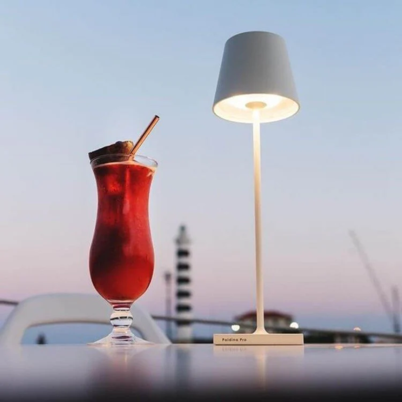 Touch-Sensitive LED Lampa Stołowa - LumiFlex-Szary-Trend Polska