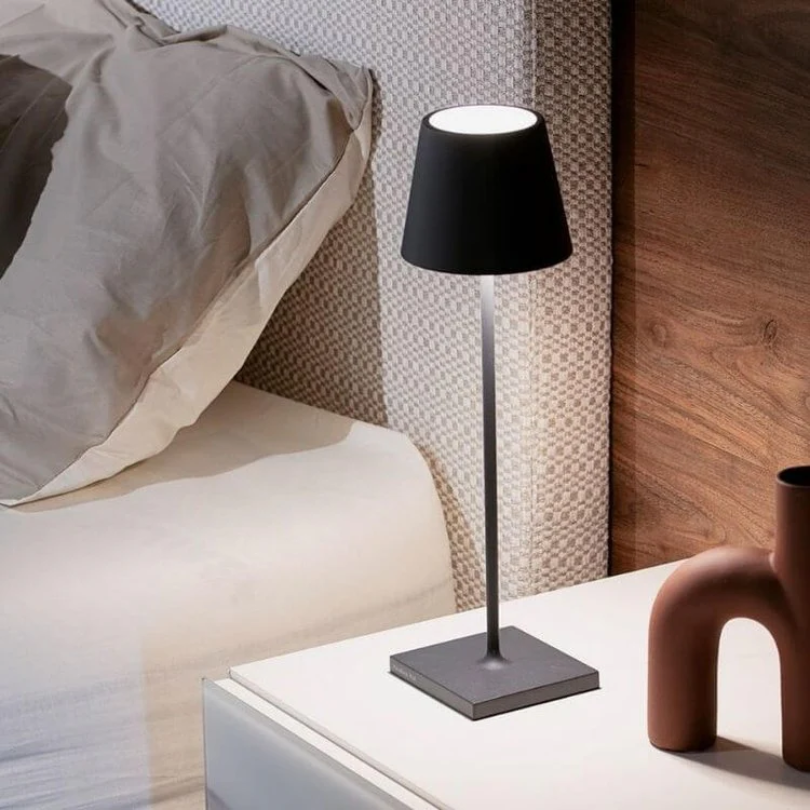 Touch-Sensitive LED Lampa Stołowa - LumiFlex-Szary-Trend Polska