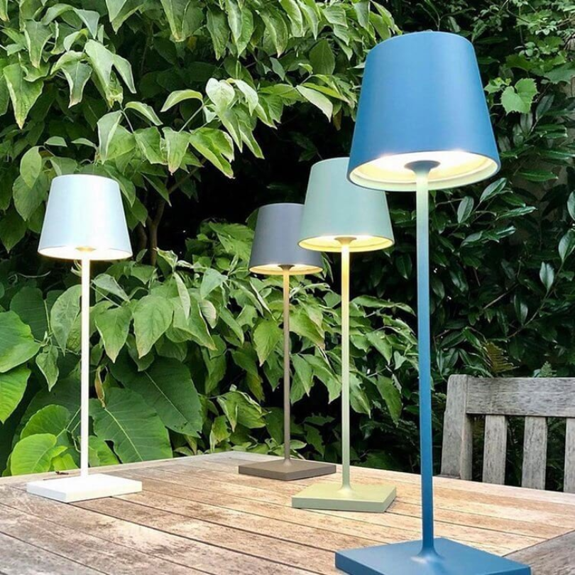 Touch-Sensitive LED Lampa Stołowa - LumiFlex-Szary-Trend Polska