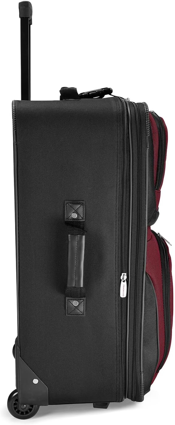 Zestaw bagażu z materiału miękkiego 8 sztuk z kostkami do pakowania i zamkiem TSA – TravelMax