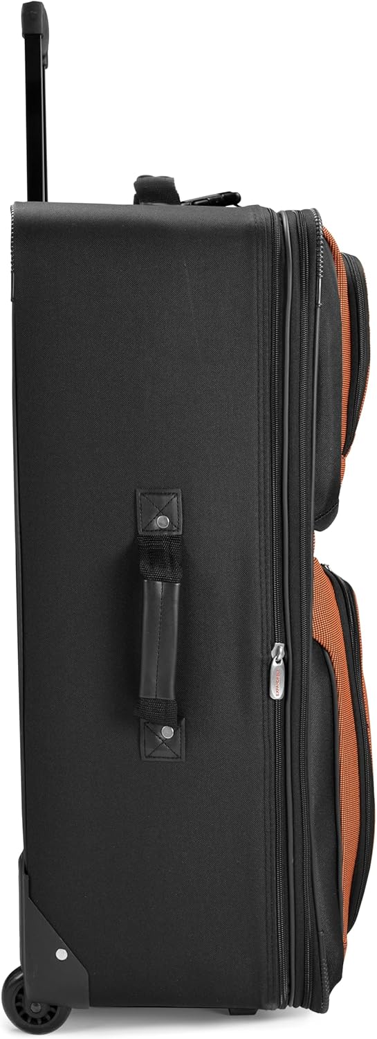 Zestaw bagażu z materiału miękkiego 8 sztuk z kostkami do pakowania i zamkiem TSA – TravelMax