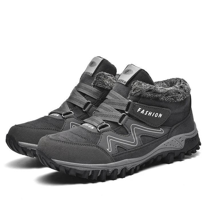 Trekkingowe Buty Unisex z Ociepleniem - AlpineWarm-Szary-36-Trend Polska