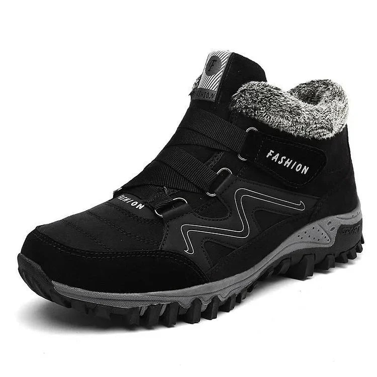 Trekkingowe Buty Unisex z Ociepleniem - AlpineWarm-Czarny-36-Trend Polska
