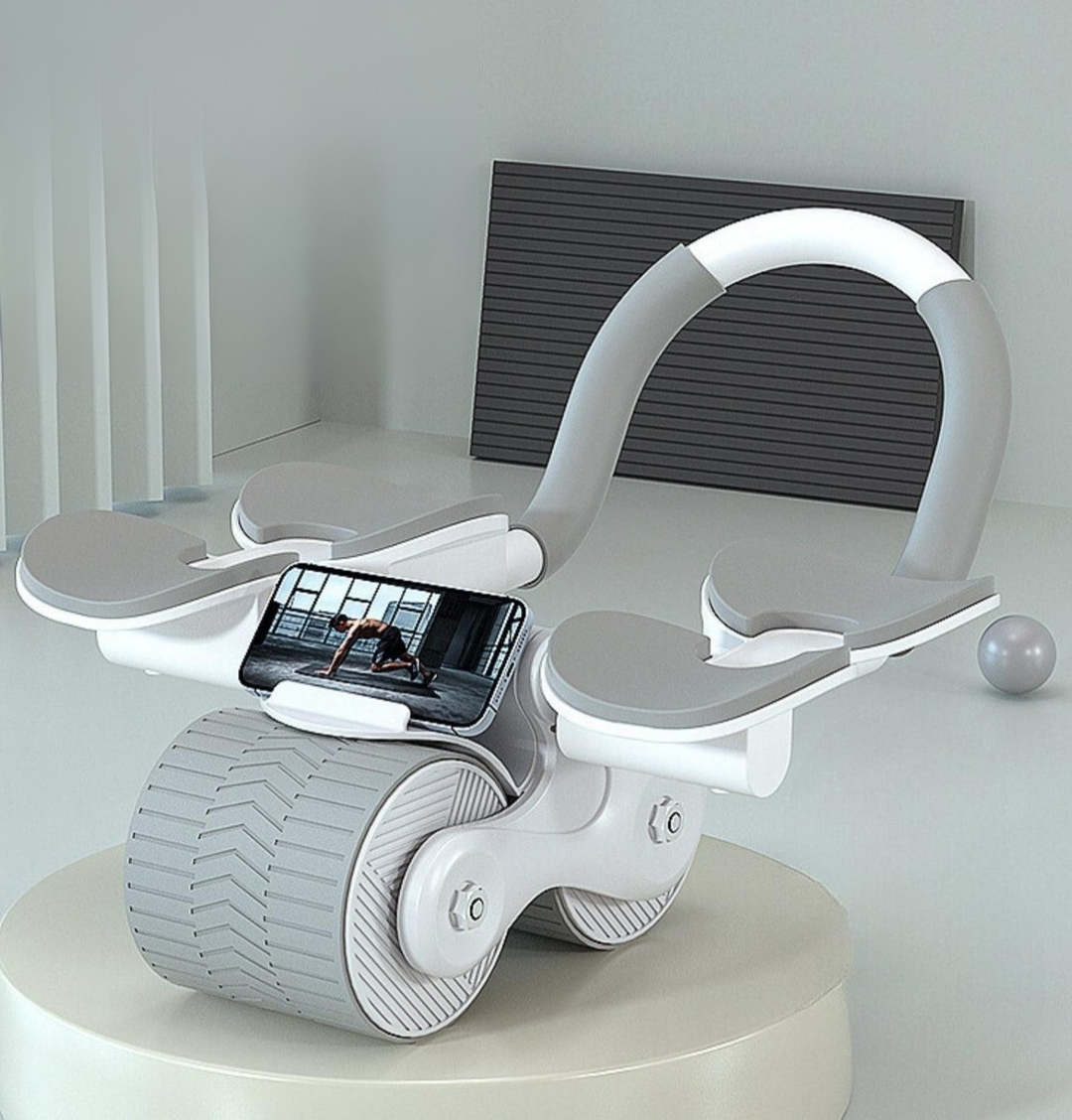 Trenażer mięśni brzucha - CoreRoller Max-Szary-Trend Polska