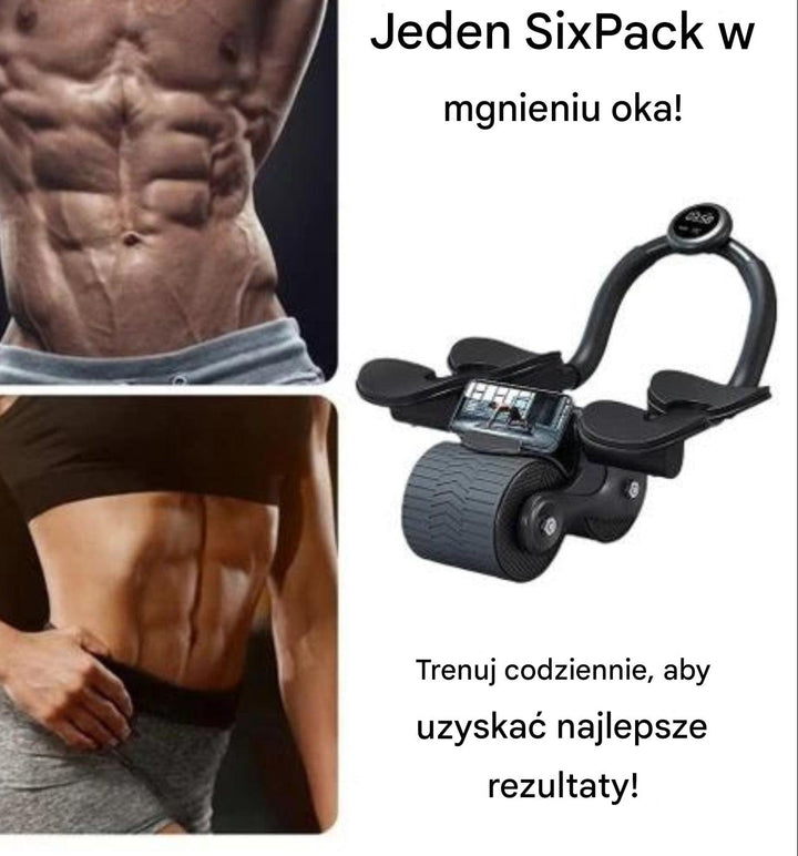 Trenażer mięśni brzucha - CoreRoller Max-Pomarańczowy-Trend Polska