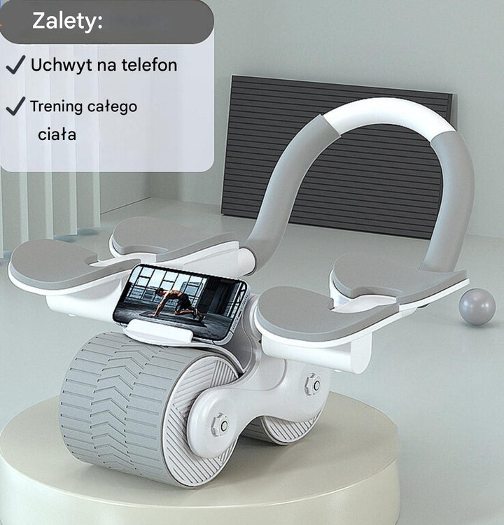 Trenażer mięśni brzucha - CoreRoller Max-Pomarańczowy-Trend Polska