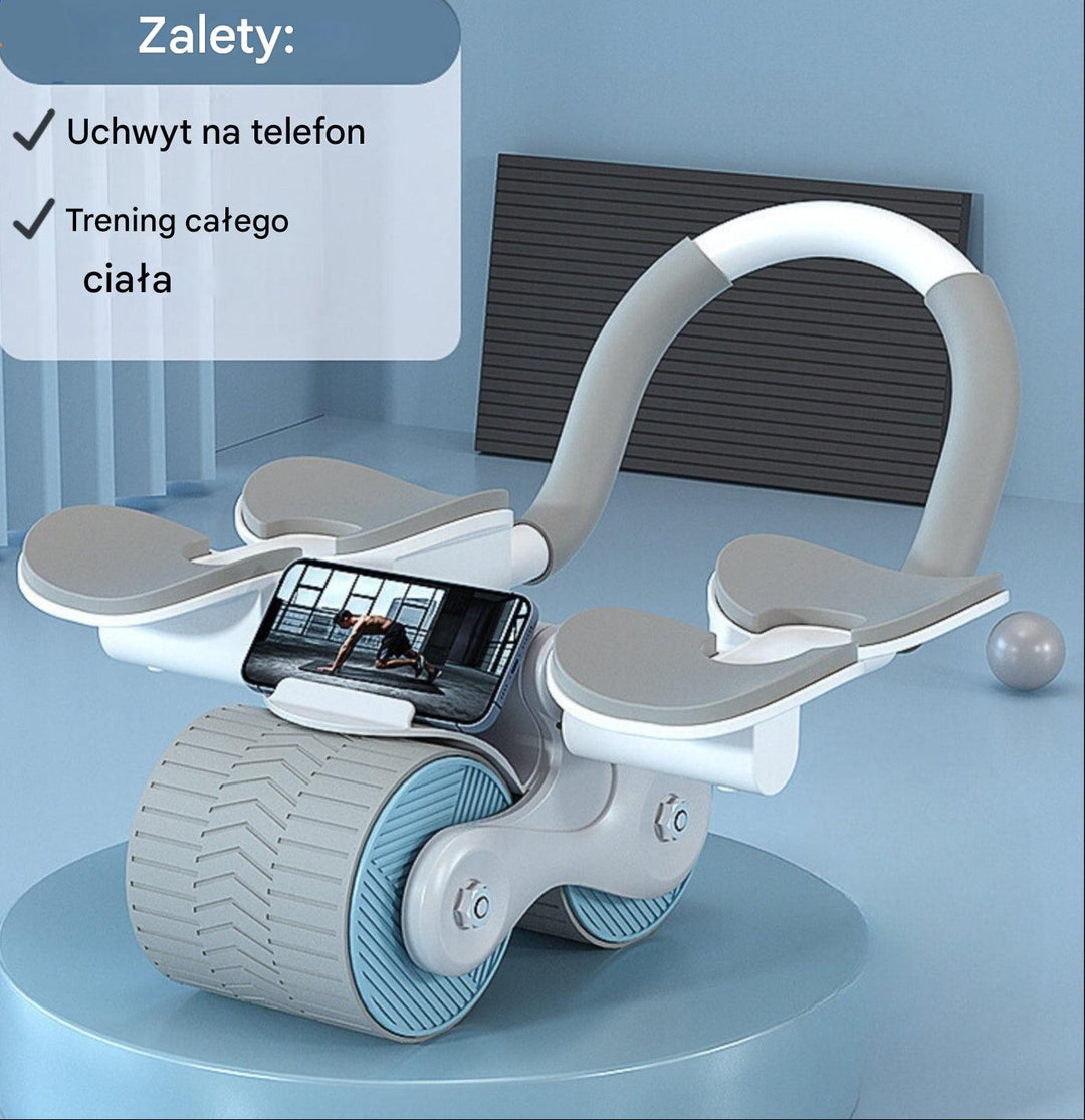 Trenażer mięśni brzucha - CoreRoller Max-Pomarańczowy-Trend Polska