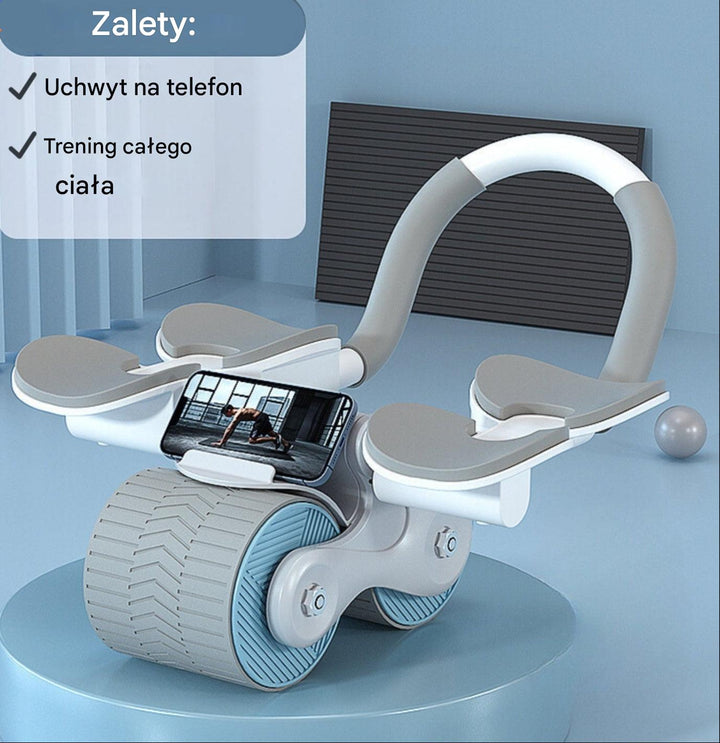 Trenażer mięśni brzucha - CoreRoller Max-Pomarańczowy-Trend Polska