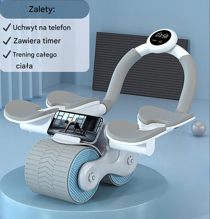 Trenażer mięśni brzucha - CoreRoller Max-Pomarańczowy-Trend Polska