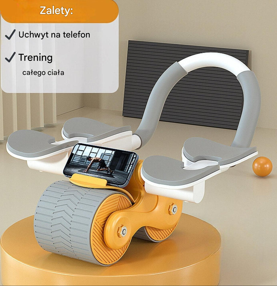 Trenażer mięśni brzucha - CoreRoller Max-Pomarańczowy-Trend Polska