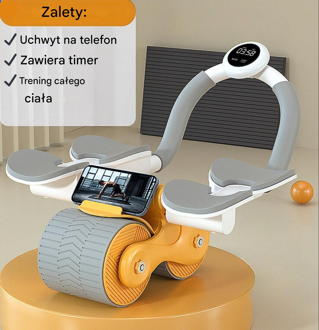 Trenażer mięśni brzucha - CoreRoller Max-Pomarańczowy-Trend Polska