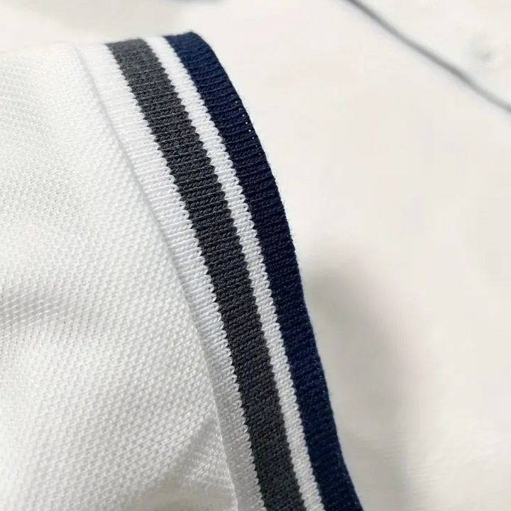 Trendy Biała Męska Polo - Tiberius-S-Trend Polska