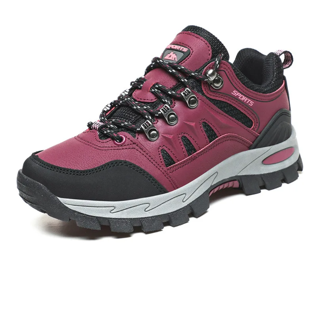Trendy buty do wędrówek na świeżym powietrzu - PeakTrail-36-Czerwony-Trend Polska