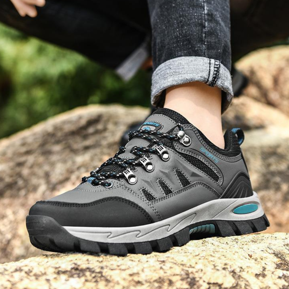 Trendy buty do wędrówek na świeżym powietrzu - PeakTrail-36-Szary-Trend Polska
