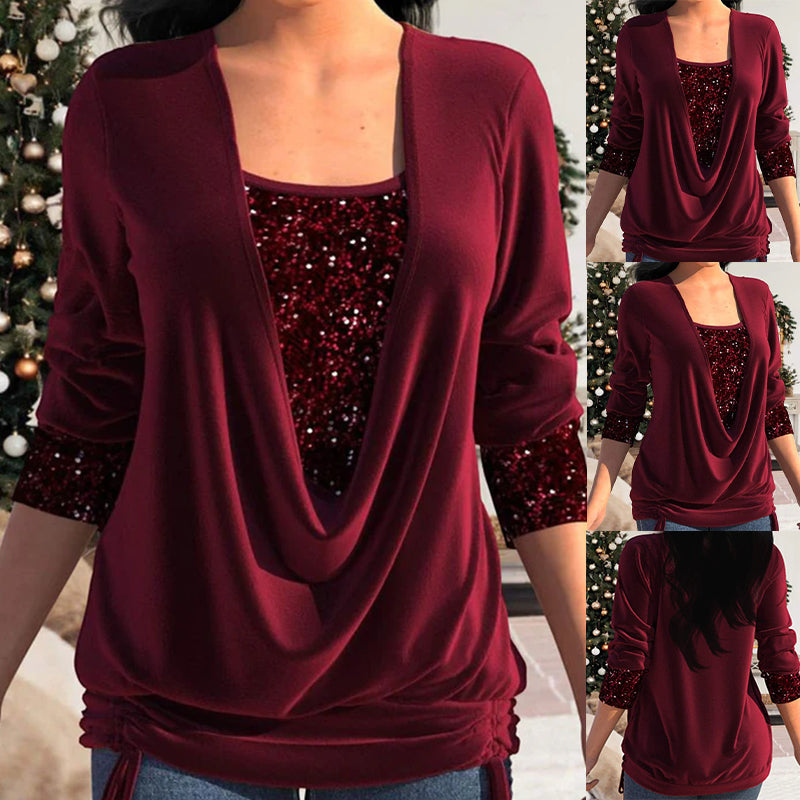 Trendy Damska Bluzka – Elin-Czerwony-S-Trend Polska