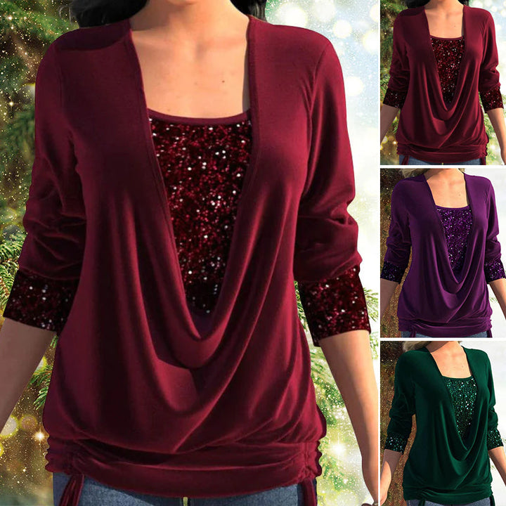 Trendy Damska Bluzka – Elin-Czerwony-S-Trend Polska
