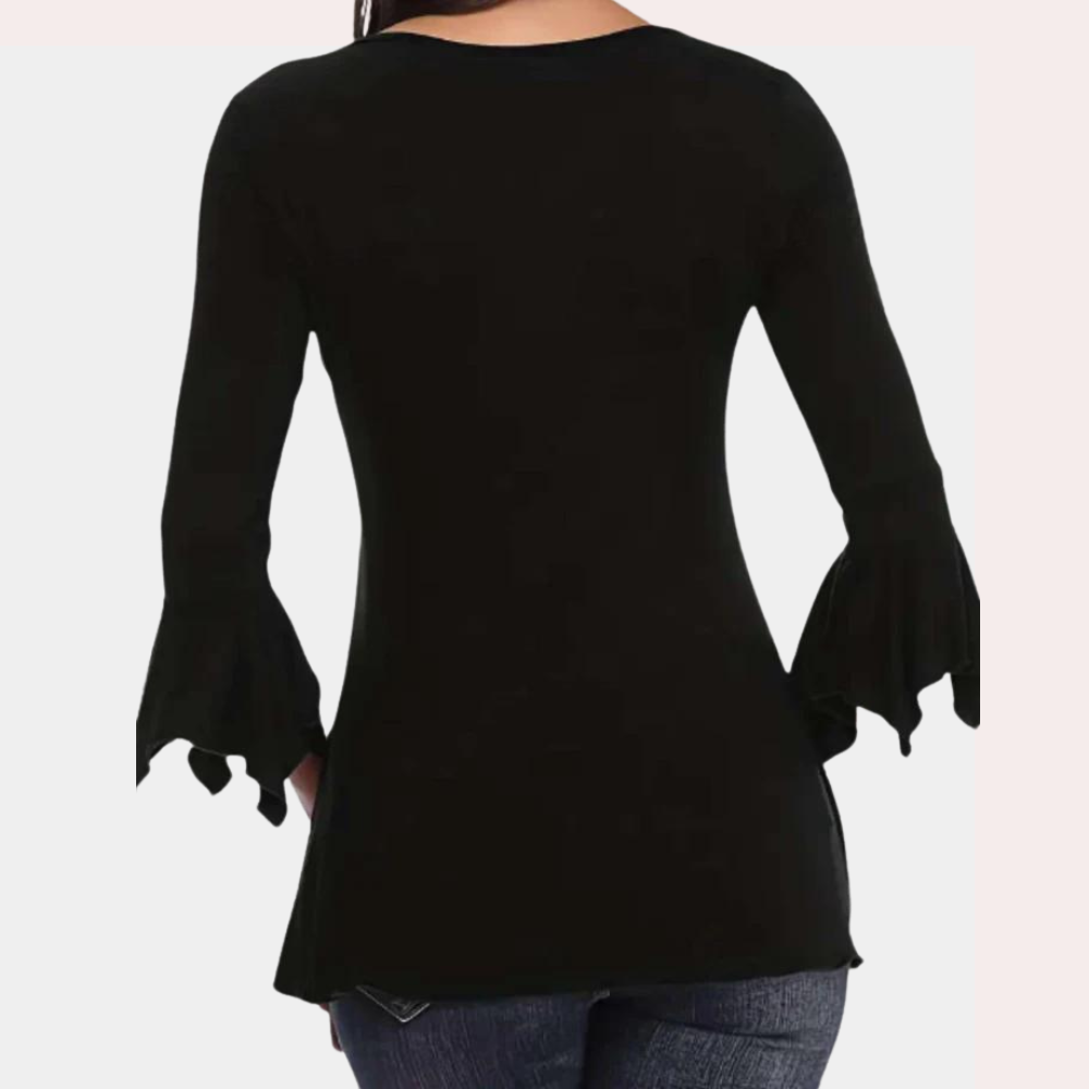 Trendy Damska Bluzka - Mira-Czarny-XS-Trend Polska