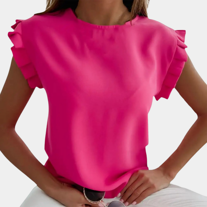 Trendy Damska Koszulka – Lyra-Różowy-S-Trend Polska