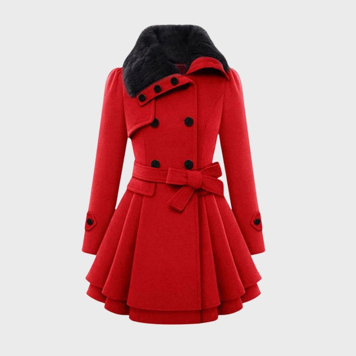 Trendy Damska Kurtka - BellaVogue-Czerwony-S-Trend Polska