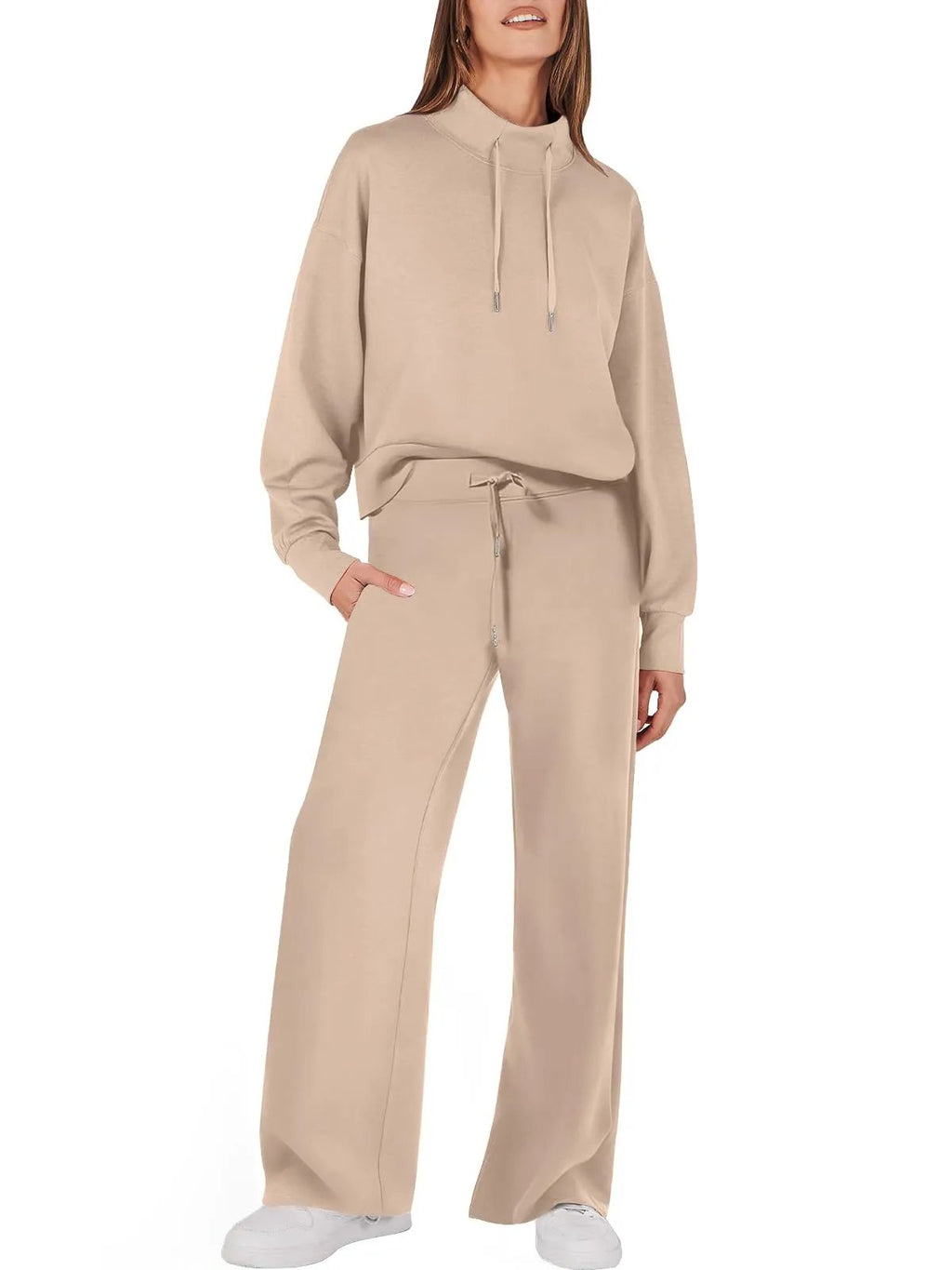 Trendy Damska Zestaw Ubrań - UrbanEase-Khaki-S-Trend Polska