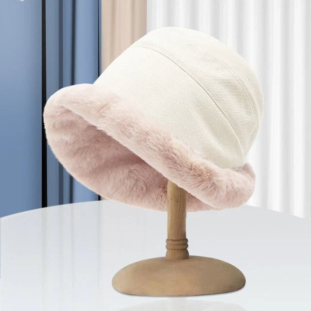 Trendy Damska Zimowa Czapka - FrostChic-Beżowy-Trend Polska