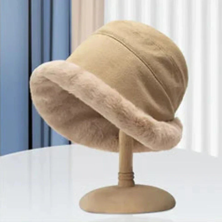 Trendy Damska Zimowa Czapka - FrostChic-Khaki-Trend Polska