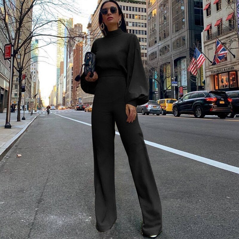 Trendy Damski Jumpsuit - Evelyn-Czarny-S-Trend Polska