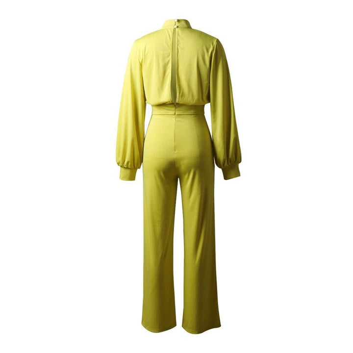 Trendy Damski Jumpsuit - Evelyn-Biały-S-Trend Polska