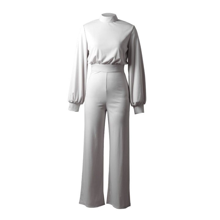 Trendy Damski Jumpsuit - Evelyn-Biały-S-Trend Polska