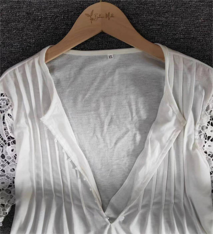 Trendy Damski Longsleeve w Jednolitym Kolorze - AutumnGrace-S-Trend Polska