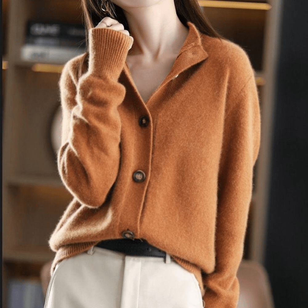 Trendy Damski Sweter - Livia-Pomarańczowy-XS-Trend Polska