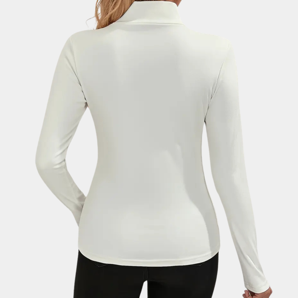 Trendy Damski Sweter z Golfem - Sienna-Czarny-XS-Trend Polska