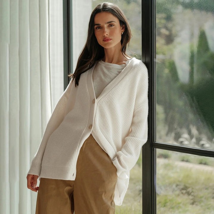 Trendy Damski Żakiet - Emily-Ivory-XS-Trend Polska