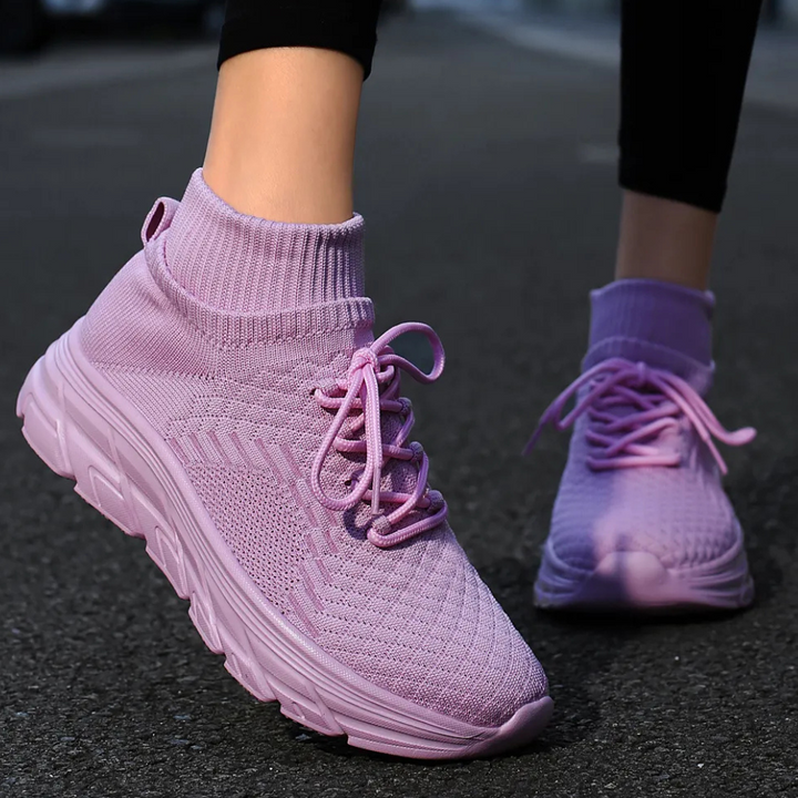 Trendy Damskie Sneakers - Elara-Fioletowy-35-Trend Polska