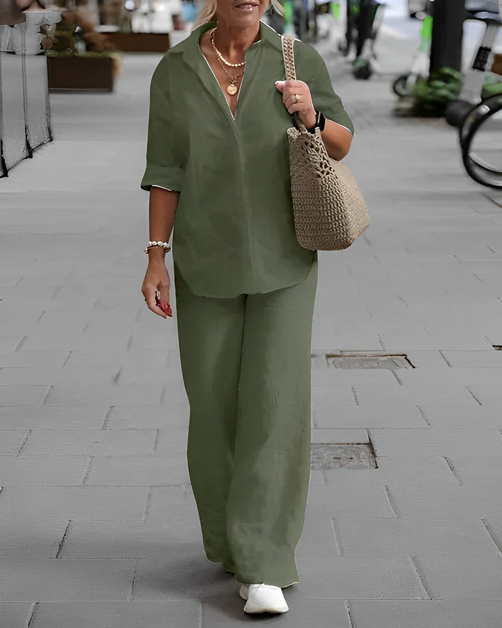 Trendy Damskie Spodnie Letnie - Noa-Szary-S-Trend Polska