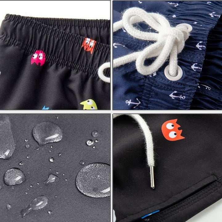 Trendy i szybko schnące męskie szorty kąpielowe z kieszeniami – Matteo-Drzewa-S-Trend Polska