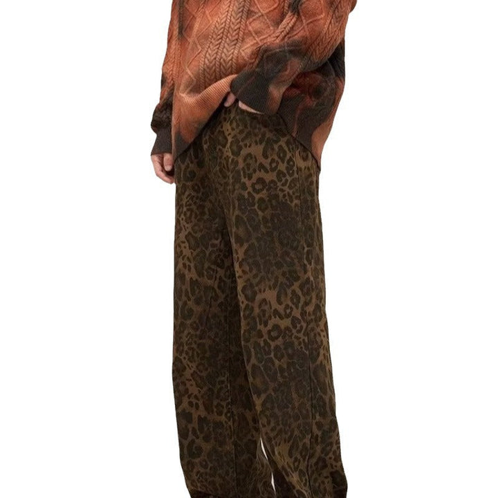 Trendy jeans w print w panterę - Layla-Lampart-S-Trend Polska