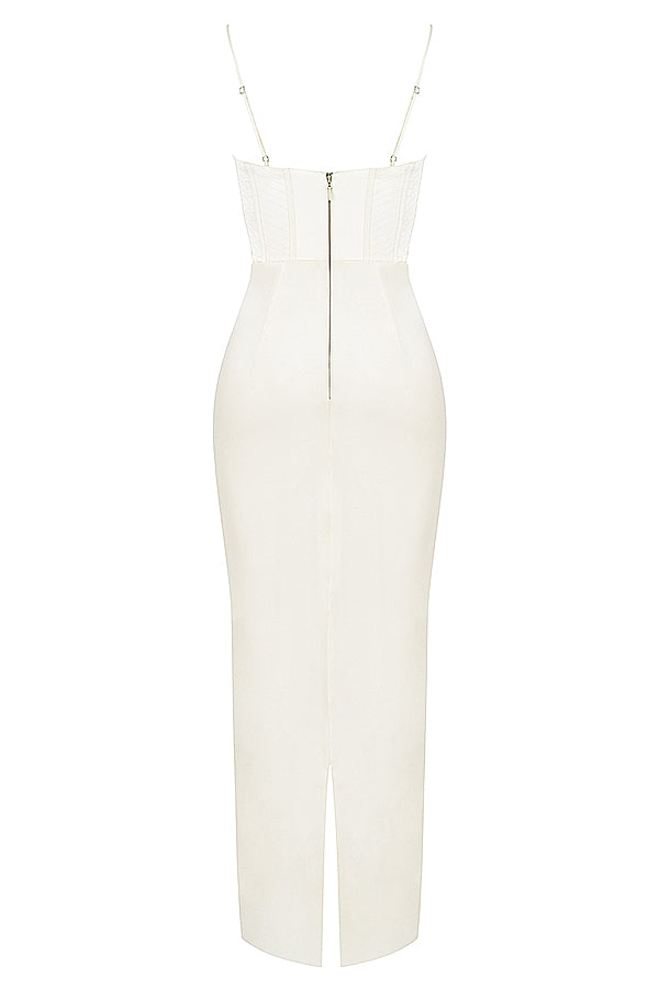 Trendy Korset Maxi Sukienka - Isabella-Czarny-XS-Trend Polska