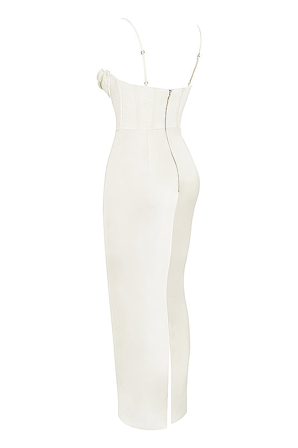 Trendy Korset Maxi Sukienka - Isabella-Czarny-XS-Trend Polska