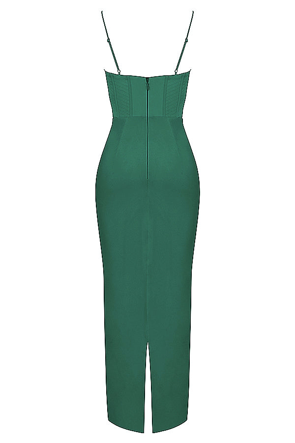 Trendy Korset Maxi Sukienka - Isabella-Czarny-XS-Trend Polska