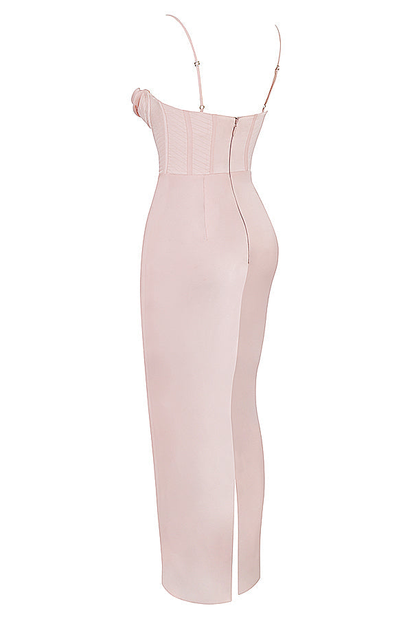 Trendy Korset Maxi Sukienka - Isabella-Czarny-XS-Trend Polska